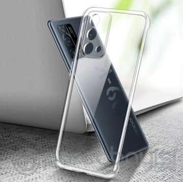 Ally OPPO K9 5G Kılıf Kamera Korumalı Ultra İnce Şeffaf Silikon Kılıf