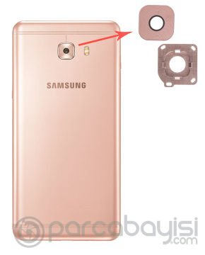 Ally Samsung Galaxy C9 Pro İçin Kamera Lens Kapağı Full