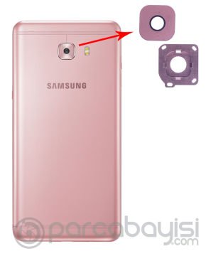 Ally Samsung Galaxy C9 Pro İçin Kamera Lens Kapağı Full