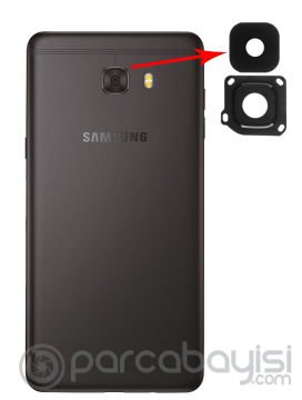 Ally Samsung Galaxy C9 Pro İçin Kamera Lens Kapağı Full