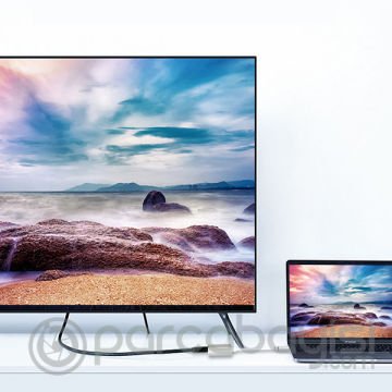 Ally Multiport Usb Type C To HDMİ+VGA HUB Çevirici Adaptör