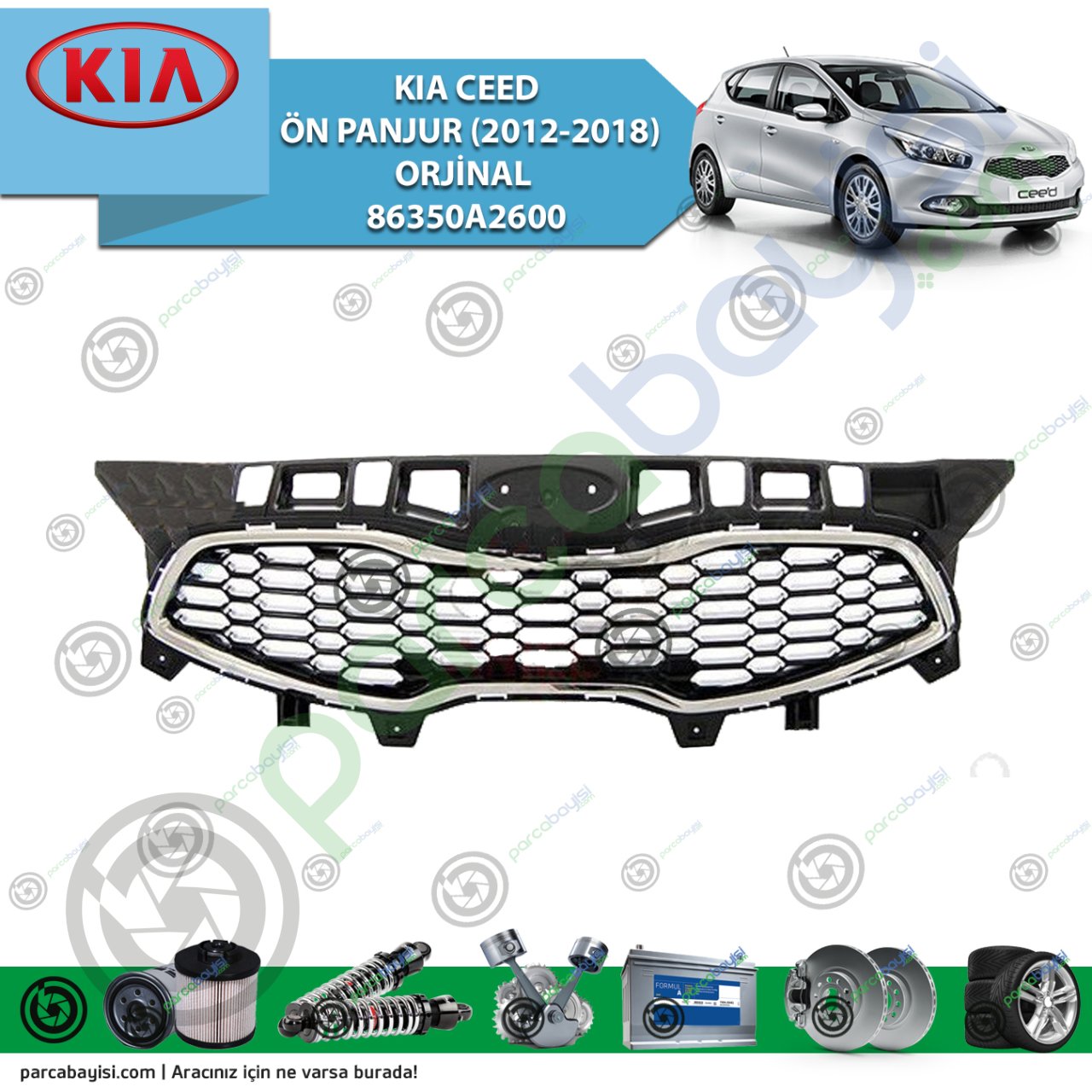 Kia Ceed Ön Panjur (2012-2018) Orjinal | 86350A2600