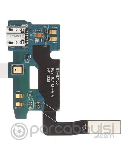 SM Galaxy Note 2 N7100 İçin Şarj Soket Mikrofon Filmi