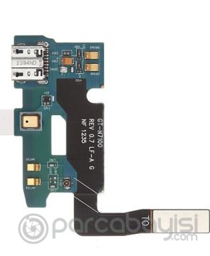 SM Galaxy Note 2 N7100 İçin Şarj Soket Mikrofon Filmi