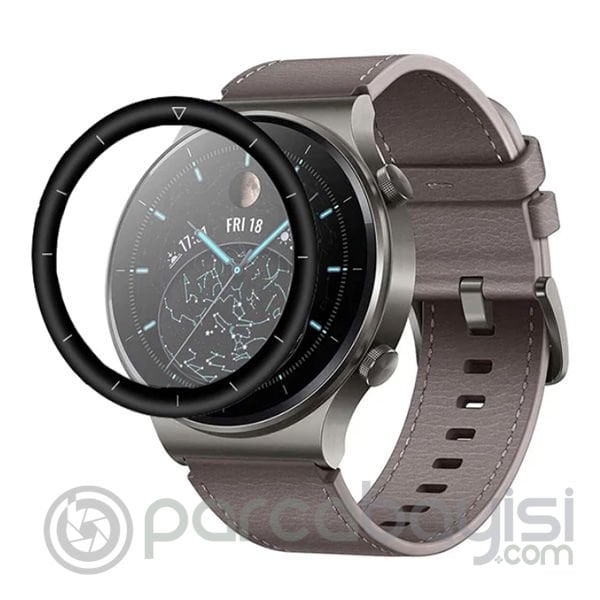 Huawei Watch GT 2 Pro 3D Full Kaplama PC + PMMA HD Ekran Koruyucu