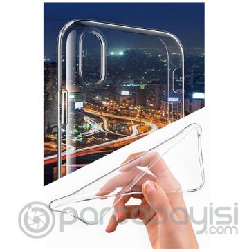 Huawei Nova 4 Kamera Korumalı Şeffaf Silikon Kılıf