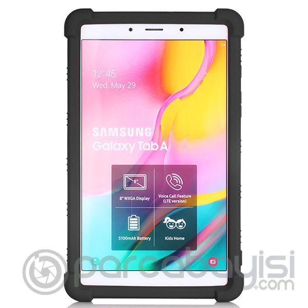 Ally SM Galaxy Tab A 8.0 (2019) T290-T295 Kılıf Standlı Silikon Kılıf