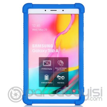 Ally SM Galaxy Tab A 8.0 (2019) T290-T295 Kılıf Standlı Silikon Kılıf