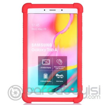 Ally SM Galaxy Tab A 8.0 (2019) T290-T295 Kılıf Standlı Silikon Kılıf