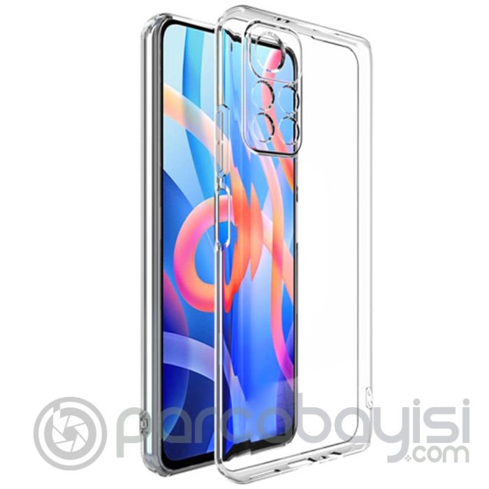 Ally Xiaomi Redmi Note 11 5G Kılıf Kamera Korumalı Ultra İnce Şeffaf Silikon Kılıf