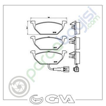 Seat Leon Ön Balata Seti 1997 Sonrası 1J0698151G-1K0698151F-6R0698151A