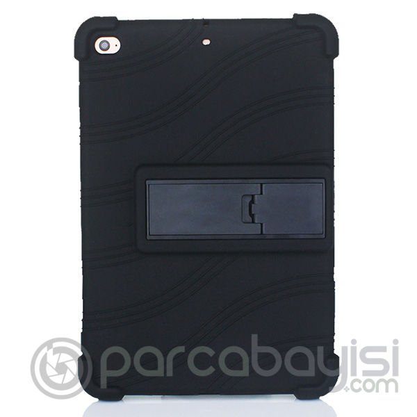 Ally İPad Mini 5-Mini 4 Shockproof Kılıf Standlı Silikon Kılıf