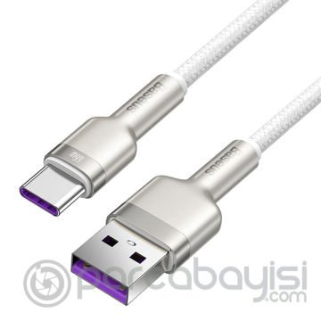 Baseus Cafule 66W Metal USB to Type-C Hızlı Şarj Kablosu 100cm