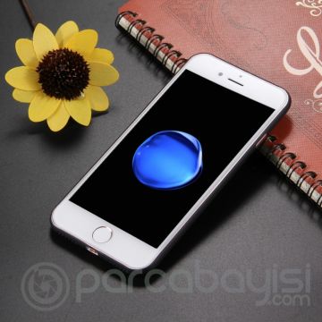 iPhone SE3-SE2 İPhone 8-7 Kılıf Karbon Fiber Dokulu Yumuşak Silikon Kılıf