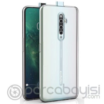 Ally OPPO Reno2 Z Kılıf Kamera Korumalı Ultra İnce Şeffaf Silikon Kılıf