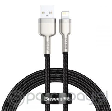 Baseus Cafule Series Metal USB to iPhone Lightning Şarj ve Data Kablosu 2.4a 1m