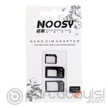 Noosy Nano Ve Micro Sim Kart Adaptörü