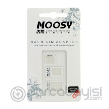 Noosy Nano Ve Micro Sim Kart Adaptörü