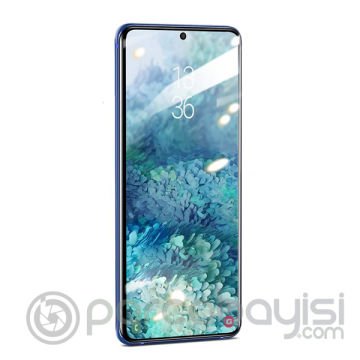 SM Galaxy S20 Ultra Full Uv Liquid+uv Işık 3d Kırılmaz Cam Ekran Koruyucu