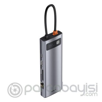 Baseus Metal Gleam Series 100W 9 in1 Type-C HUB Adaptör Çoklayıcı