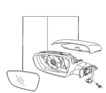 Kia Ceed Dikiz Ayna Sol Komple Orjinal | 87610A2020