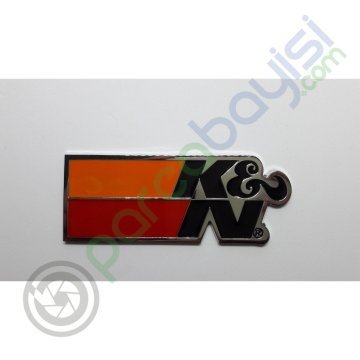K&N Metal 3D Amblem Logo Orjinal Kalite