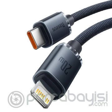 Baseus Crystal Shine Series 20W Type-C to iPhone Lightning Hızlı Şarj ve Data Kablosu 1.2m