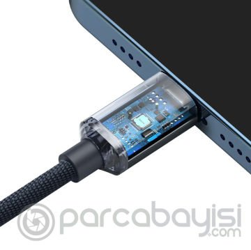 Baseus Crystal Shine Series 20W Type-C to iPhone Lightning Hızlı Şarj ve Data Kablosu 1.2m