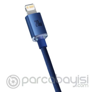 Baseus Crystal Shine Series 20W Type-C to iPhone Lightning Hızlı Şarj ve Data Kablosu 1.2m
