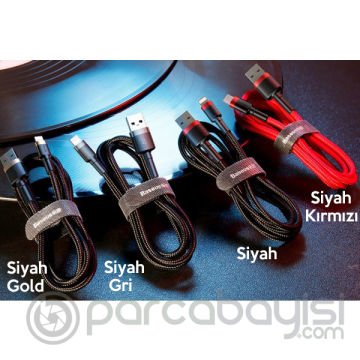 Baseus İPhone 14-13-12-11 2 Metre Halat Usb Şarj Kablosu
