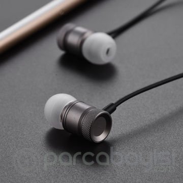 Magic Saound 3.5mm Jack Metal Piston Mikrofonlu Kulaklık