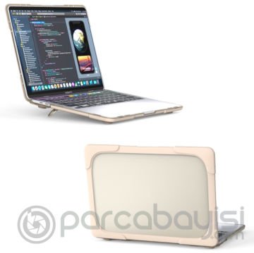 MacBook Pro 13 inch A2289-A2251-A2338 (2020)  Standlı Koruyucu Kılıf