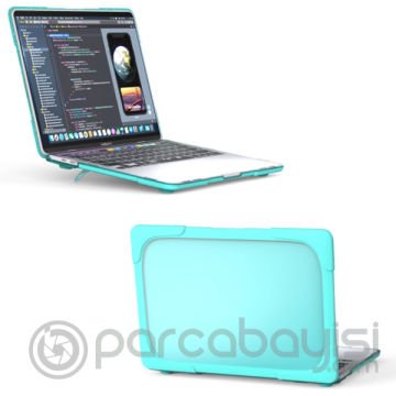 MacBook Pro 13 inch A2289-A2251-A2338 (2020)  Standlı Koruyucu Kılıf