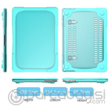 MacBook Pro 13 inch A2289-A2251-A2338 (2020)  Standlı Koruyucu Kılıf