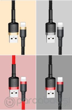 Baseus Cafule İPhone 14-13 12- 11 Usb Şarj Kablosu 1metre