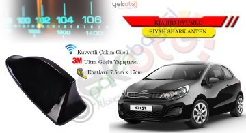 Kia Rio Uyumlu Siyah Shark Anten Köpek Balığı Anten