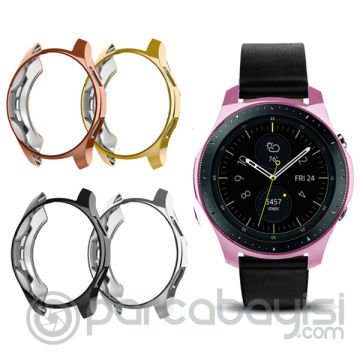 Ally Samsung Watch 42mm Lazer Kaplama Slim Silikon Bumber Kılıf