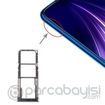 Xiaomi Redmi Note 8 Sim Hafıza Kart Kapağı Tutucu