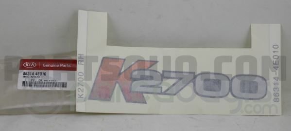 Bongo Amblem K2700 Sağ Orjinal | 863144E010