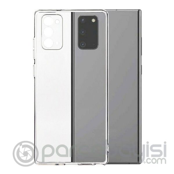 GOR SM Galaxy Note 20 Kamera Korumalı Ultra Slim Silikon Kılıf