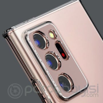 GOR SM Galaxy Note 20 Kamera Korumalı Ultra Slim Silikon Kılıf