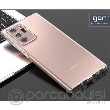 GOR SM Galaxy Note 20 Ultra Kamera Korumalı Ultra Slim Silikon Kılıf
