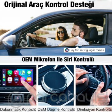 Ally USB+ Type-C iPhone Kablosuz Wireless Carplay Adaptör Çevirici