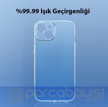 Baseus Simple Case iPhone 14 Plus 6.7 Kamera Korumalı İnce Silikon Şeffaf Kılıf