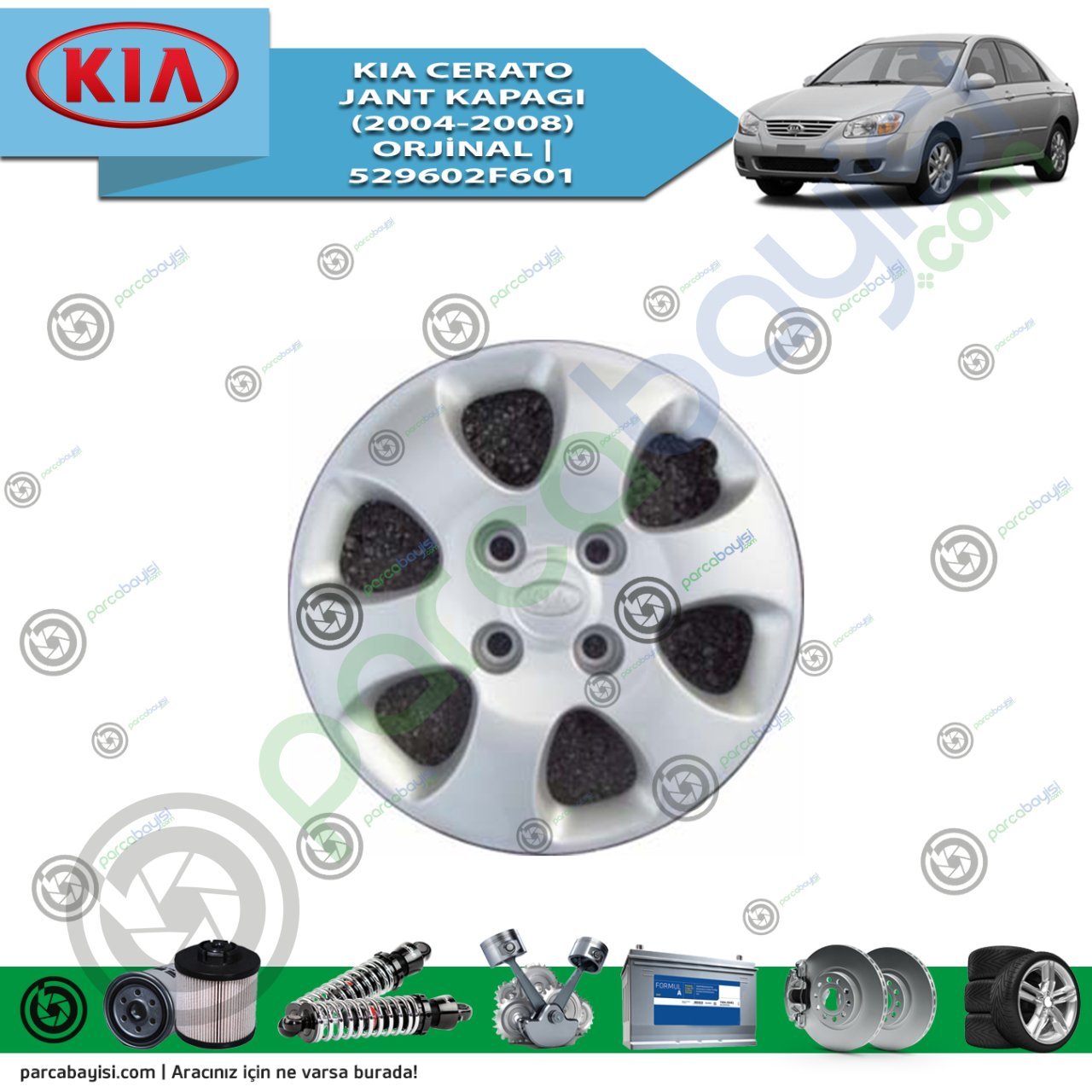 Kia Cerato Jant Kapagı Orjinal | 529602F601