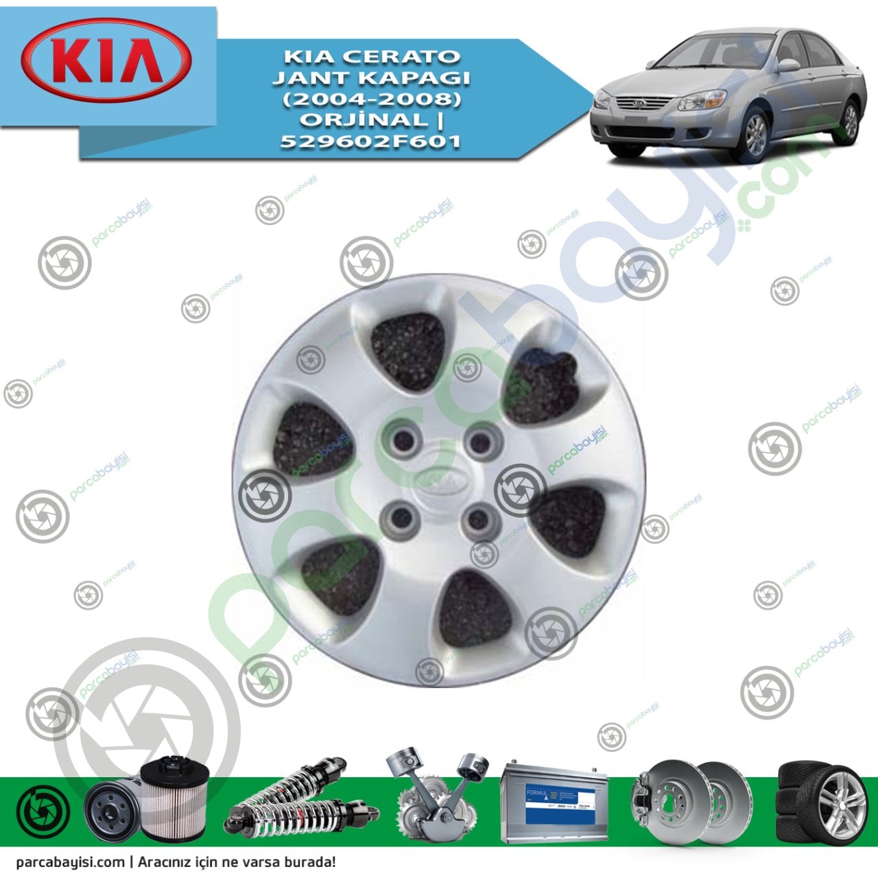 Kia Cerato Jant Kapagı Orjinal | 529602F601