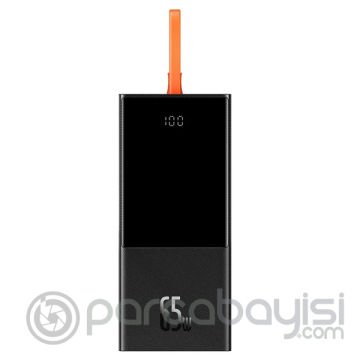 Baseus Elf 20000mAh 65W Dijital Göstergeli Hızlı Şarj Powerbank