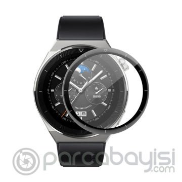 Huawei Watch GT3 Pro 46mm 3D Full Kaplama Ekran Koruyucu PET+PMMA