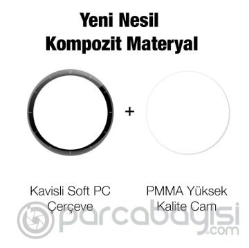 Huawei Watch GT3 Pro 46mm 3D Full Kaplama Ekran Koruyucu PET+PMMA
