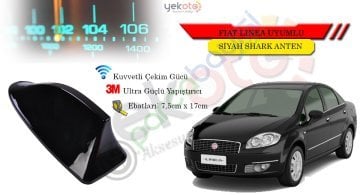 Fiat Linea Uyumlu Siyah Shark Anten Köpek Balığı Anten